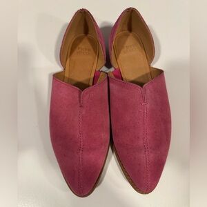 Frye & Co suede d’Orsay shoes EUC - size 8